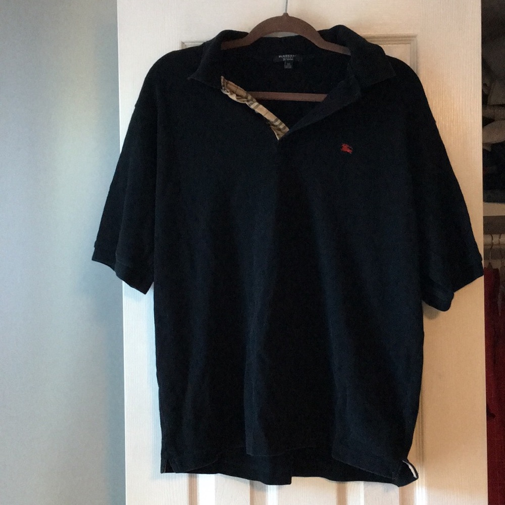 Burberry polo black xl